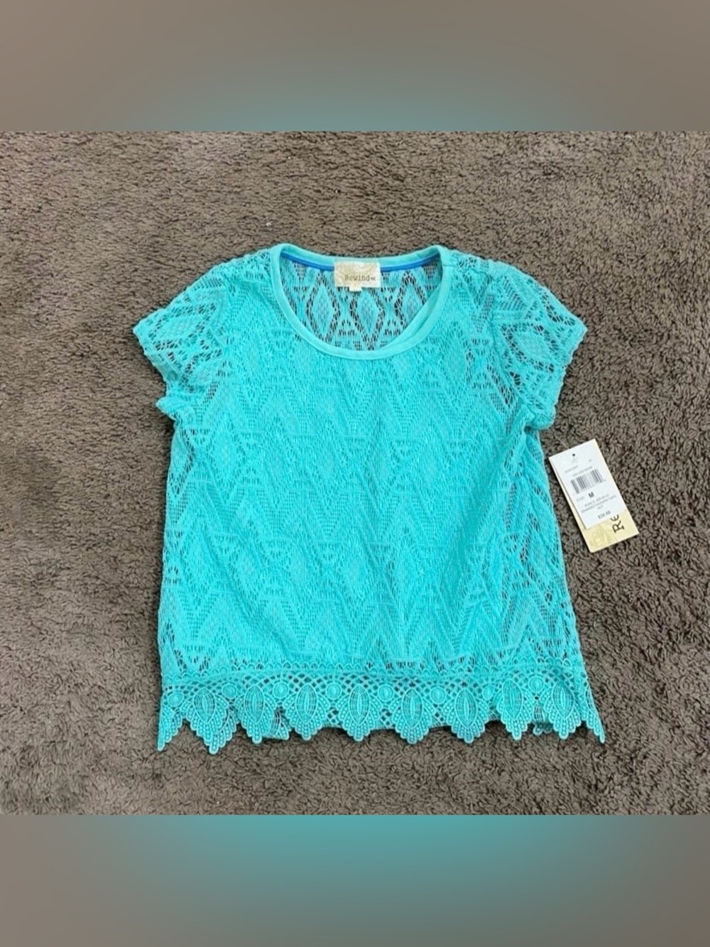 Girls Rewind Top size medium 8/10 NWT